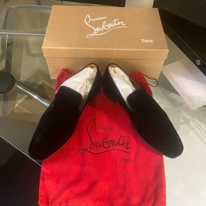 Christian Louboutin Velvet Dandelion Loafer